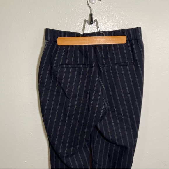 Zara Trafaluc Collection Pull On Slim Pant Navy Stripes XS - Picture 6 of 9